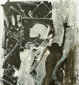 Emilio Merlina, 'Unfinished', 2016, original Mixed Media, 40 x 46  cm. Artwork description: 17283     on canvas retouching of existing work                       ...