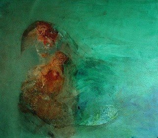 Emilio Merlina, Devil and angel, 2010, Original Painting Oil, size_width{unfinished_desire-1288603499.jpg} X 110 cm