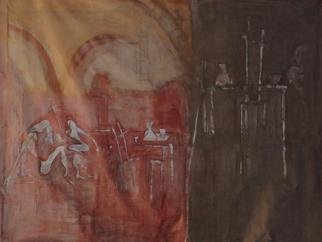 Emilio Merlina, Devil and angel, 2004, Original Painting Acrylic, size_width{waiting_for_food-1102350974.jpg} X 142 cm