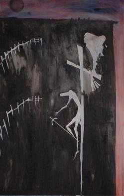 Emilio Merlina, Devil and angel, 1994, Original Mixed Media, size_width{waiting_for_the_dove-1069085146.jpg} X 150 cm