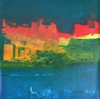 Emilio Merlina, 'Watching My Kingdom 011', 2011, original Painting Oil, 110 x 112  cm. Artwork description: 63858  oil on canvas ...
