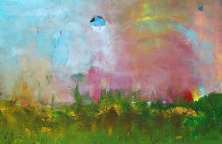 Emilio Merlina, 'Where The Rainbow Lives', 2015, original Painting Oil, 150 x 100  cm. Artwork description: 23148   on canvas   ...