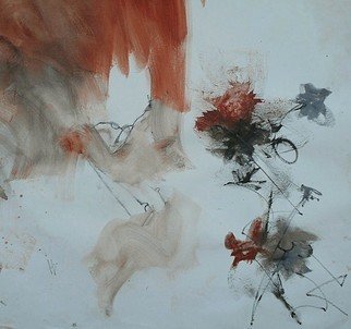 Emilio Merlina, 'Without Thorns', 2018, original Drawing Charcoal, 60 x 56  cm. Artwork description: 2793 on canvas...