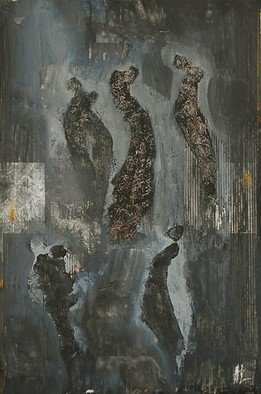 Emilio Merlina, 'Without Title', 2018, original Painting Acrylic, 40 x 60  cm. Artwork description: 4518 on cardboard box...