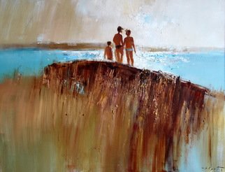 Dmitriy Ermolov; Summer On The Sea, 2017, Original Painting Oil, 120 x 100 cm. 