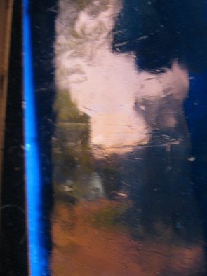 Eva Fidjeland; Waiting For Unicorn, 2011, Original Glass, 8 x 10 inches. Artwork description: 241    glass, colored glass, leaded glass, Eva Fidjeland, glass artist, Sweden, Orrefors,    ...