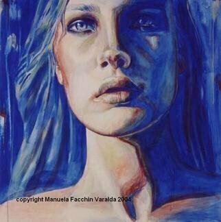 Manuela Facchin Varalda; Reflect 4, 2004, Original Mixed Media, 39 x 39 inches. Artwork description: 241  original artwork unique piece cm 100 x 100...