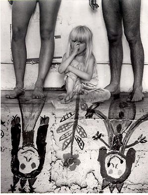 Itzhak Ben Arieh, 'The Inner Child 01', 1990, original Photography Black and White, 21 x 30  cm. Artwork description: 2103 Between Dad and Mom...