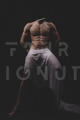 Faur Ionut; The Stone Hunter, 2020, Original Body Art, 16 x 24 inches. Artwork description: 241 Fine Art Photography Male Nude Canvas Print, Original Signed...
