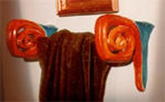 Ildiko Toth; Aquincum Installation4, 1994, Original Ceramics Handbuilt, 24 x 10 inches. Artwork description: 241 Wall Unit for Powder Room...