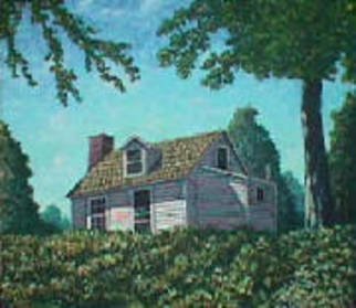 Frank Morrison; Hill House, 2007, Original Painting Oil, 24 x 22 inches. Artwork description: 241  Old 19th century house in Mdoil on canvas      ...