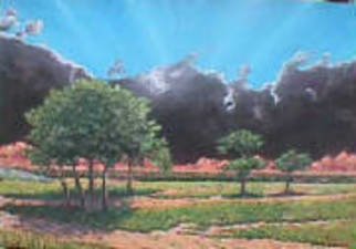 Frank Morrison; Point Lookout Md, 2009, Original Painting Acrylic, 28 x 22 inches. Artwork description: 241  Point Lookout Md, enamel latex on canvas   site of 3,000 confederate prisoners that were laid to rest here   ...