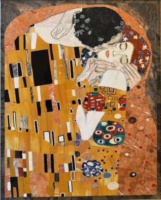 Nazir Khasanov; Florentine Mosaic, 2019, Original Other, 40 x 60 cm. Artwork description: 241 Florentine mosaic. Pietra dura. Klimt. G. ...
