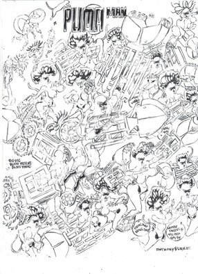 Anthony Blake; Pumaman, 2010, Original Comic, 25.6 x 25.6 inches. Artwork description: 241 NEW BEST 18 COMIC BOOK, S CARTOON, S THEN ACTION MOVIE, S...