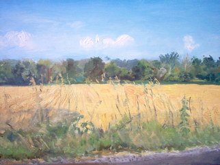 James Foos; Bright Wheat, 2007, Original Painting Oil, 11 x 7 inches. 
