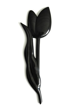 Francesca Bianconi; Tulip, 2012, Original Sculpture Stone,   cm. Artwork description: 241  Marble black of Belgium      ...