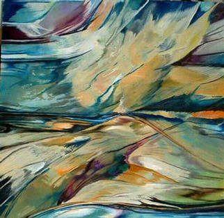 Franziska Turek, 'Down - Above 2', 2003, original Painting Other, 70 x 70  x 1 cm. 