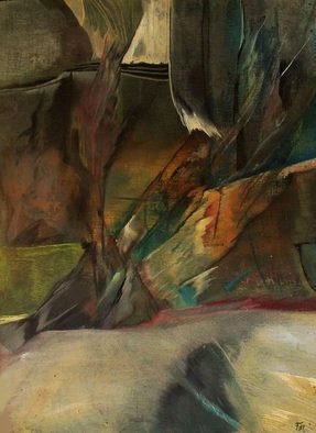 Franziska Turek; Hiding Place, 2015, Original Painting Other, 55 x 75 cm. 