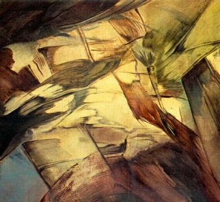 Franziska Turek, 'Trip To Ninive', 2002, original Painting Other, 58 x 53  x 1 cm. 