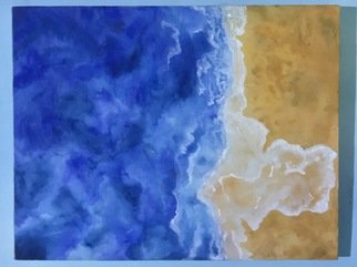 Galuh Virginia; The Sea, 2019, Original Painting Acrylic, 35 x 45 inches. Artwork description: 241 Painted on canvas...