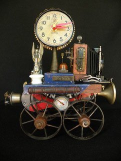 Gregory Mason; Time Travel, 2014, Original Assemblage,   inches. 