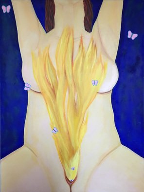 Ganga Sajith; The Feminine, 2017, Original Painting Oil, 30 x 40 inches. Artwork description: 241 - FUSION OF SURREALISM AND CLASSIC- OIL PAINTING ON STRETCHED CANVAS- CERTIFICATE OF AUTHENTICITY INCLUDEDThis artwork is made by using the combination of classic oil painting technic and surrealism to explore the vibrant and lively nature of feminism.The feminine is all inclusive. It is gentle and ...