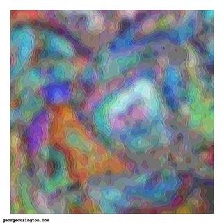 George Curington; Contemporary Thought 1, 2013, Original Digital Art, 5 x 5 inches. Artwork description: 241  Digitally altered Pastel, contemporary, painting, Giclee, surealism, drawing, avante garde ...