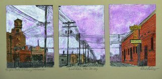 Jerry  Di Falco, 'Camden In New Jersey', 2020, original Painting Other, 16 x 12  x 1 inches. Artwork description: 3495 This unique, original work - - which ships to the buyer with a mat and frame - - combines the genres of printmaking and painting.  This mixed media study started with an earlier printmaking proof, which the artist recently enhanced with gouache and watercolor.NARRATIVEThis scene was based on a ...
