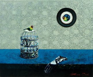 Ghenadie Sontu; Lovebirds, 2015, Original Painting Oil, 50.1 x 60 cm. Artwork description: 241 Lovebirds - still life, oil painting by Ghenadie Sontu...