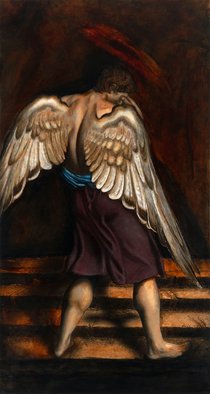 Giorgio Tuscani; My Soul Seeks For What My..., 2008, Original Painting Oil, 30 x 56 inches. Artwork description: 241  To close my eyes to this world and open my heart to Heaven then and only then can the pathway to my Soul be found    ...