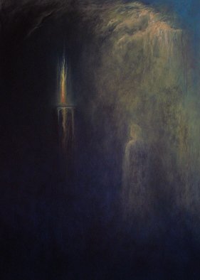 George Kofas; The Spirit, 2010, Original Painting Oil, 81 x 112 cm. Artwork description: 241       RomanticismSymbolist ArtAbstractFigurativeabstract figurativeMysticalReligiousChristianInspirational       ...