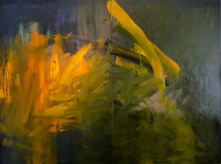 Marcia Freedman; CUZ, 2012, Original Painting Oil, 96 x 72 inches. Artwork description: 241   CUZ is an abstract oil painting on canvas that was informed by the figure.                          ...