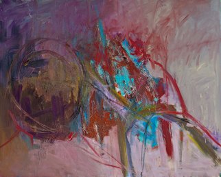 Marcia Freedman; Irritant, 2010, Original Painting Oil, 60 x 48 inches. Artwork description: 241     Irritant is an abstract oil painting which blurs the boundaries between landscape and the environment.                  ...