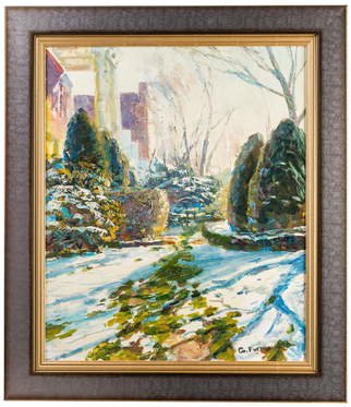 Gregori Furman; End Of Winter, 2012, Original Painting Oil, 16 x 30 inches. 