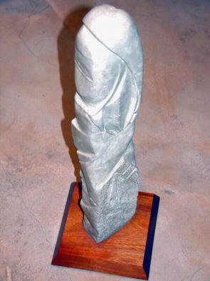 Gregory Gobla; Madonna, 1996, Original Sculpture Stone, 10 x 24 inches. Artwork description: 241 This is a limestone piece that evolved from our attitudes about religious icons. It actually broke and I fused it back together as testiment to our own weaknesses and vunerabilities. ...