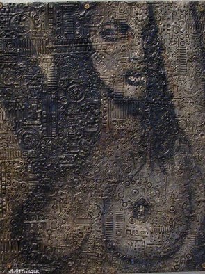 Greg Ottlinger; Modern Woman, 2001, Original Painting Acrylic, 18 x 24 inches. Artwork description: 241  acrylic on textured canvas ...