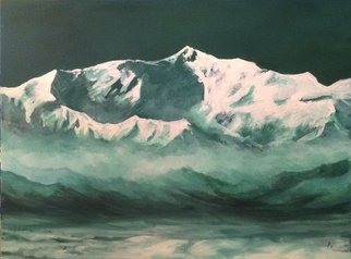 Roman Gumanyuk; Avicenna Peak , 2015, Original Painting Acrylic, 110 x 90 cm. 
