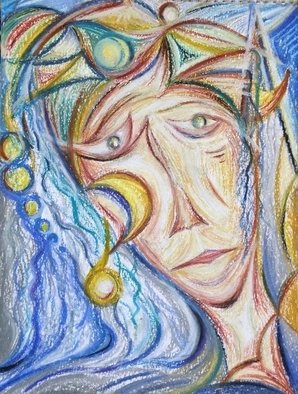 Istvan Gyebnar; Remorse, 2011, Original Pastel Oil, 30 x 40 cm. Artwork description: 241       people sadness remorse pain         ...