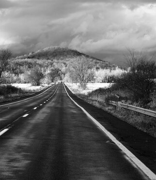 Haile Ratajack; Down The Less Traveled Road, 2022, Original Photography Digital, 11 x 13 inches. Artwork description: 241 A shot captured while driving up RT 22 in New York. ...