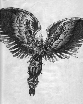 Gonzalo Di Paolo; Wings, 2007, Original Illustration, 8 x 11 inches. 