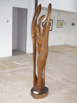 Harold Gubnitsky; A Trois Trois, 2006, Original Sculpture Wood, 12 x 72 inches. Artwork description: 241   wood sculpture  ...