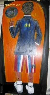 Harold Gubnitsky; Game On, 2012, Original Painting Acrylic, 24 x 48 inches. Artwork description: 241  acrylic paintaing                      ...