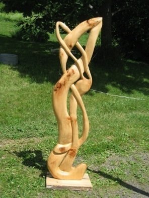 Harold Gubnitsky; Big Skinny1, 2010, Original Sculpture Wood, 24 x 72 inches. Artwork description: 241  wood sculpture        ...