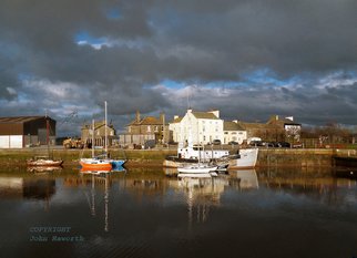John Haworth; Glasson Dock, 2011, Original Digital Art, 32 x 23 inches. Artwork description: 241     Digitally modified image from photos.  Printed on heavy weight fine art paper.  Glasson Dock is a famous old port in Lancashire UK   ...