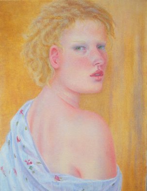 Heather Hyatt; Glance, 2014, Original Painting Oil, 16 x 18 inches. 