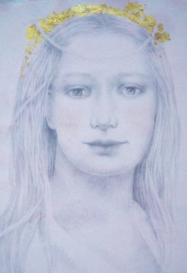 Heather Hyatt; White Queen, 2021, Original Drawing Silver Point, 9 x 10 inches. Artwork description: 241 This is a drawing taken from the oil painting of the same name. ...