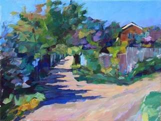 Olesya Smirnova; Spring In The Village, 2016, Original Painting Oil, 50 x 40 cm. Artwork description: 241 Sunny day on the rural street. The picture is made on an open- air...