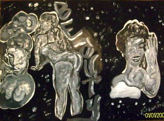 Henry Funches; Beauty , 2012, Original Mixed Media, 34 x 28 inches. Artwork description: 241    beauty    , illusion, the illustrious illusion  whitney houston, whitney , bobby brown , she flows  the birth , the bith in full color . i , i love art, henryafunches, h. funches3rd, live out loud  , travon martin, sean bell, malcolm x, white house, no justice, just us, her essence , henry funches                   ...