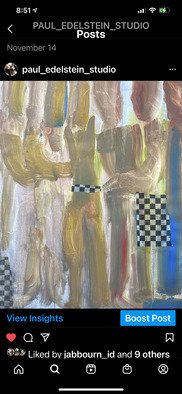 Paul Edelstein; Lost In Love, 2021, Original Painting Oil, 36 x 48 inches. Artwork description: 241 abstract figures in a landscape ...