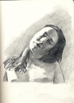 Matthew Hickey, 'Reunion study 2', 2002, original Drawing Pencil, 8 x 11  inches. 